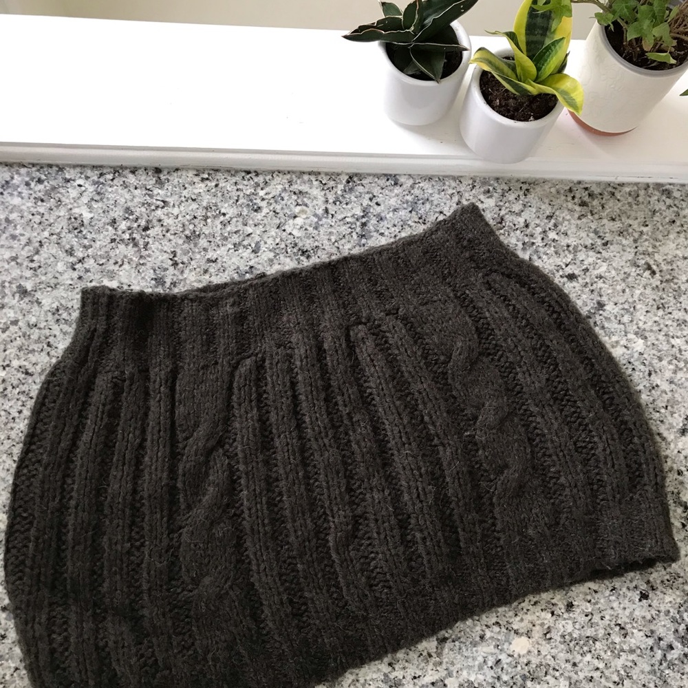 Infinity scarf/wrap in dark green